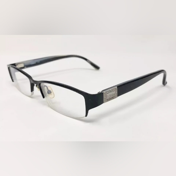 Chloe Women's Eyeglasses Frames Cl1223 Black Half Rim Rectangular - Picture 6 of 9